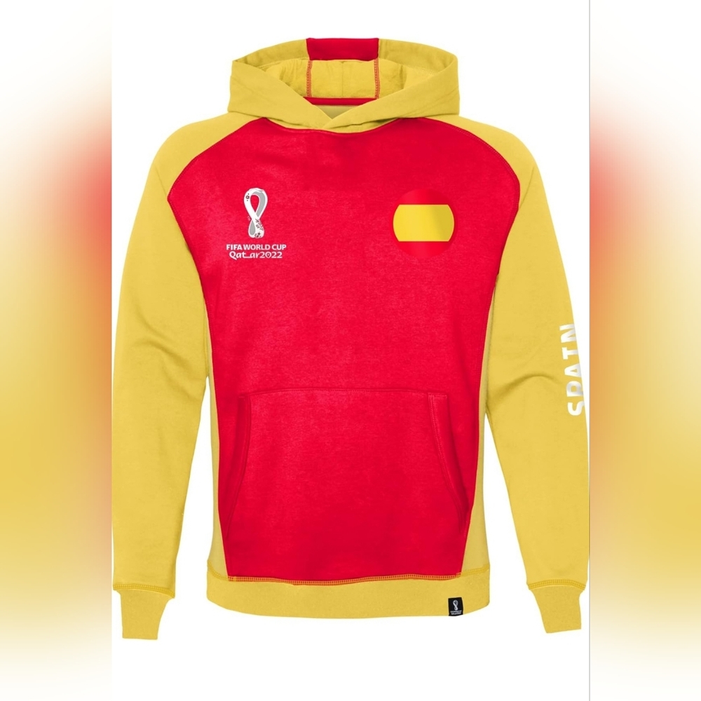 Spain Soccer Kids Hoodie Fifa World Cup 2022 Qatar